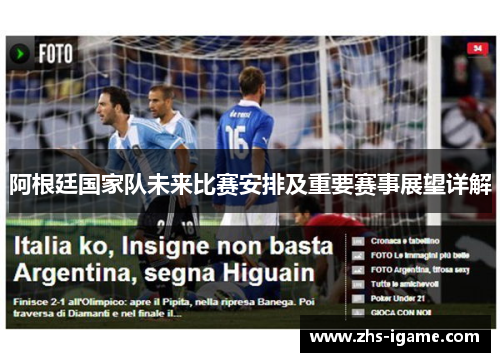 阿根廷国家队未来比赛安排及重要赛事展望详解
